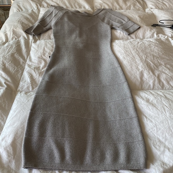 BEBE silver dress - Picture 3 of 8